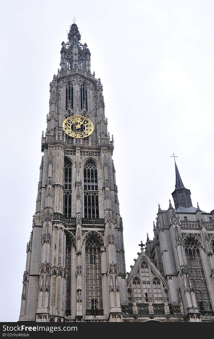 One of the tallest buildings in Europe is the tower of the Cathedral of Our Lady in Antwerp. One of the tallest buildings in Europe is the tower of the Cathedral of Our Lady in Antwerp