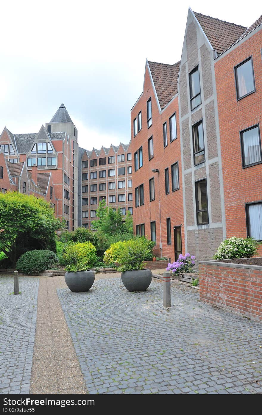 Modern Residential Area in Antwerp