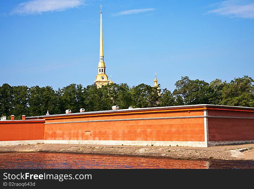 Peter and Paul Fortress in St. Peresburg. Russia