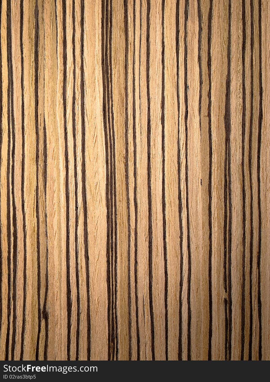 Texture of zebrano Wood background. Texture of zebrano Wood background