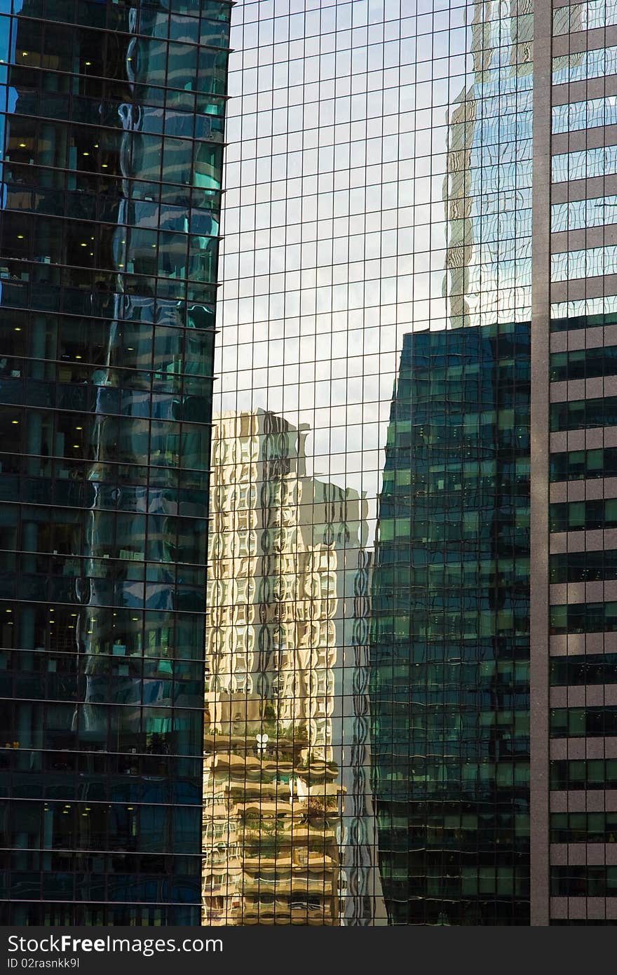 Skyscraper reflections