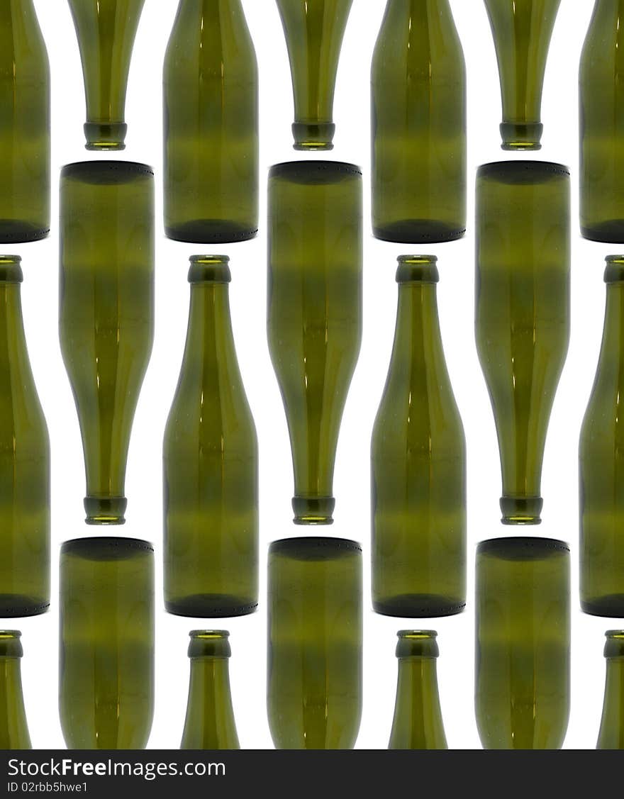 Seamless bottle pattern