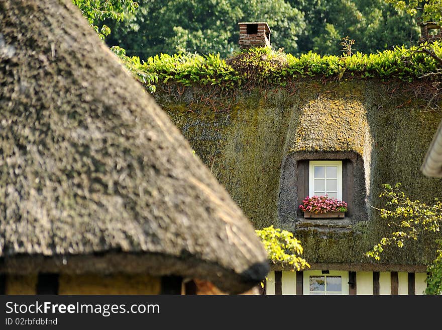 View of a typical french house