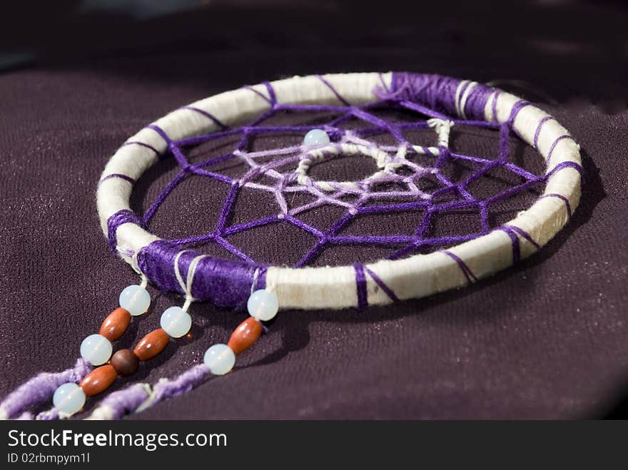 Dreamcatcher -is a handmade object based on a willow hoop, on which is woven a loose net or web.