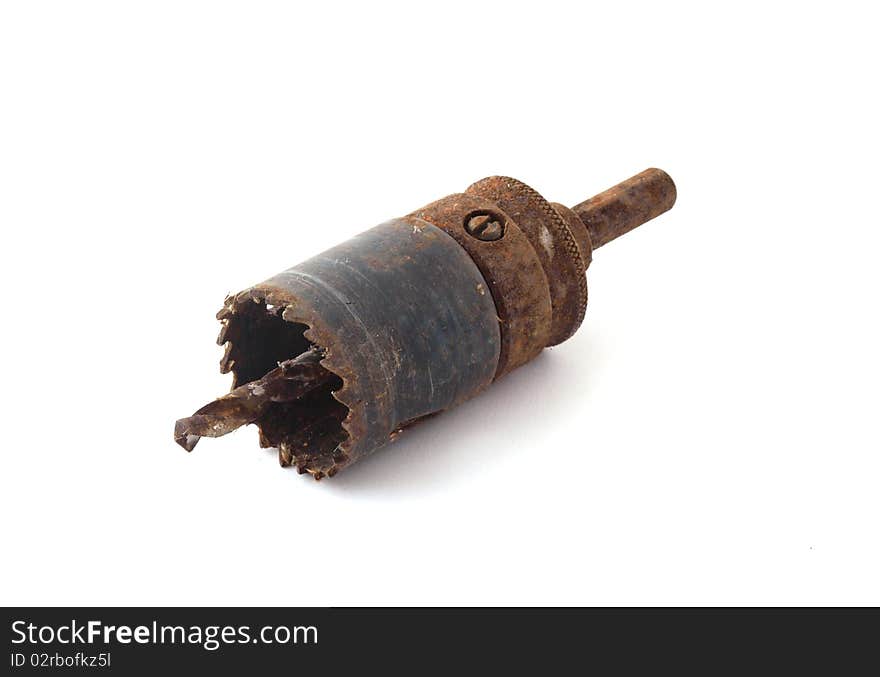 Old, rusty drill