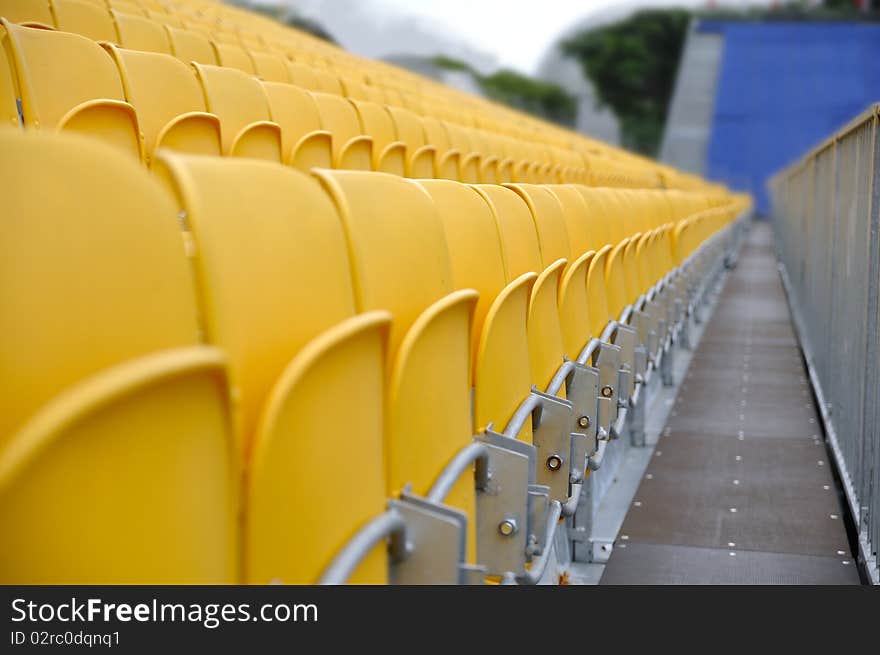 Spectator Seats and Walkway