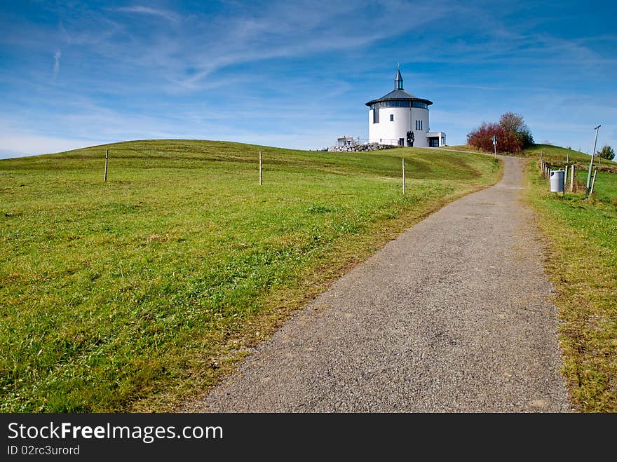 Church on mountain top