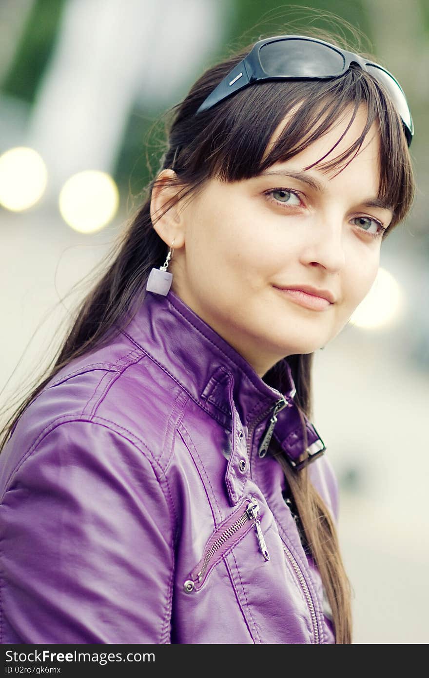 Portrait Of Beautifful Young Woman