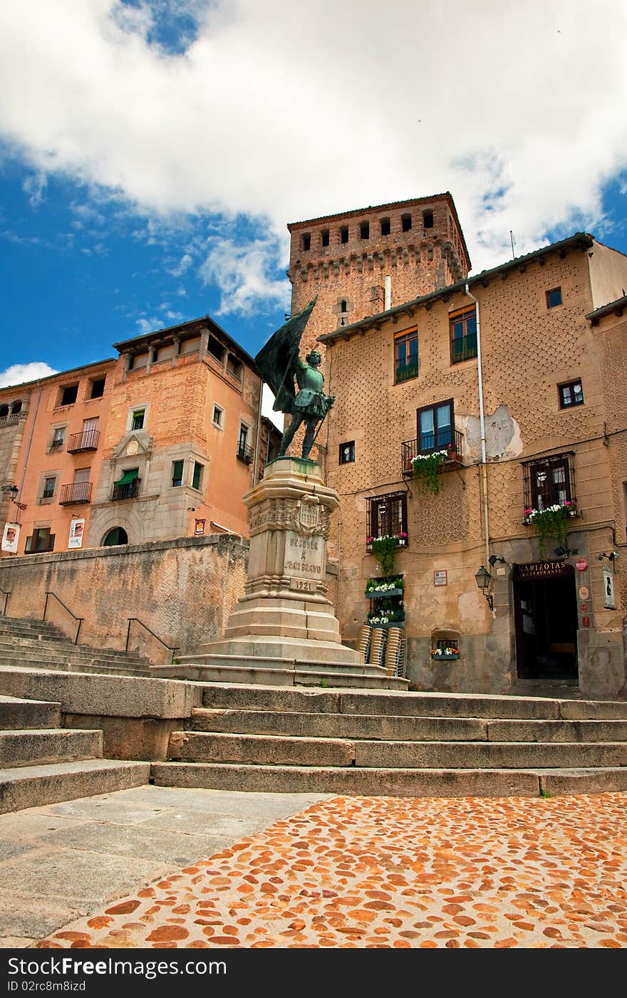 Old town of Segovia, Spain. Old town of Segovia, Spain