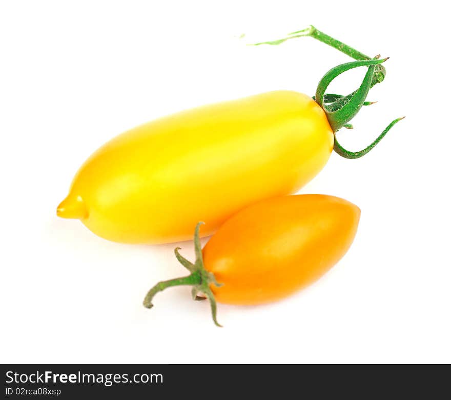 Selected yellow tomatoes