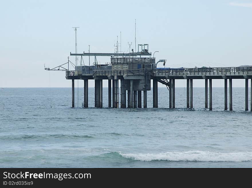 Scripps pier at La Jolla, California