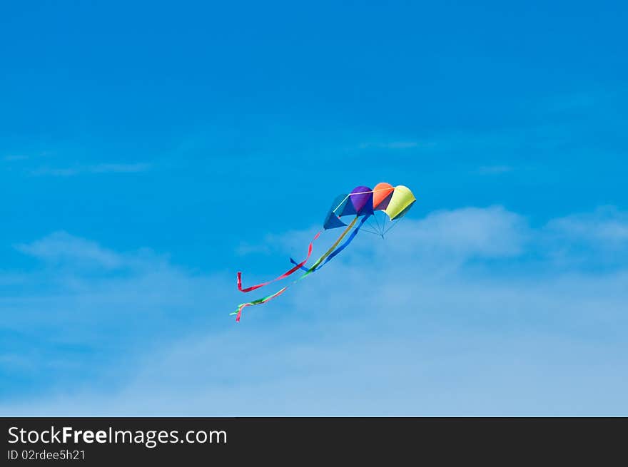 Flying kite