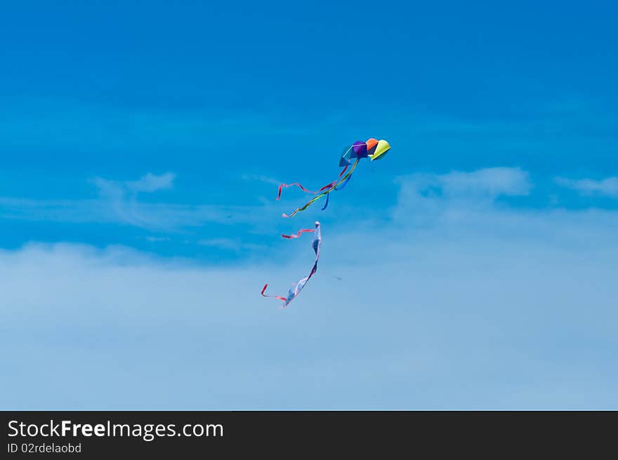 Flying kite