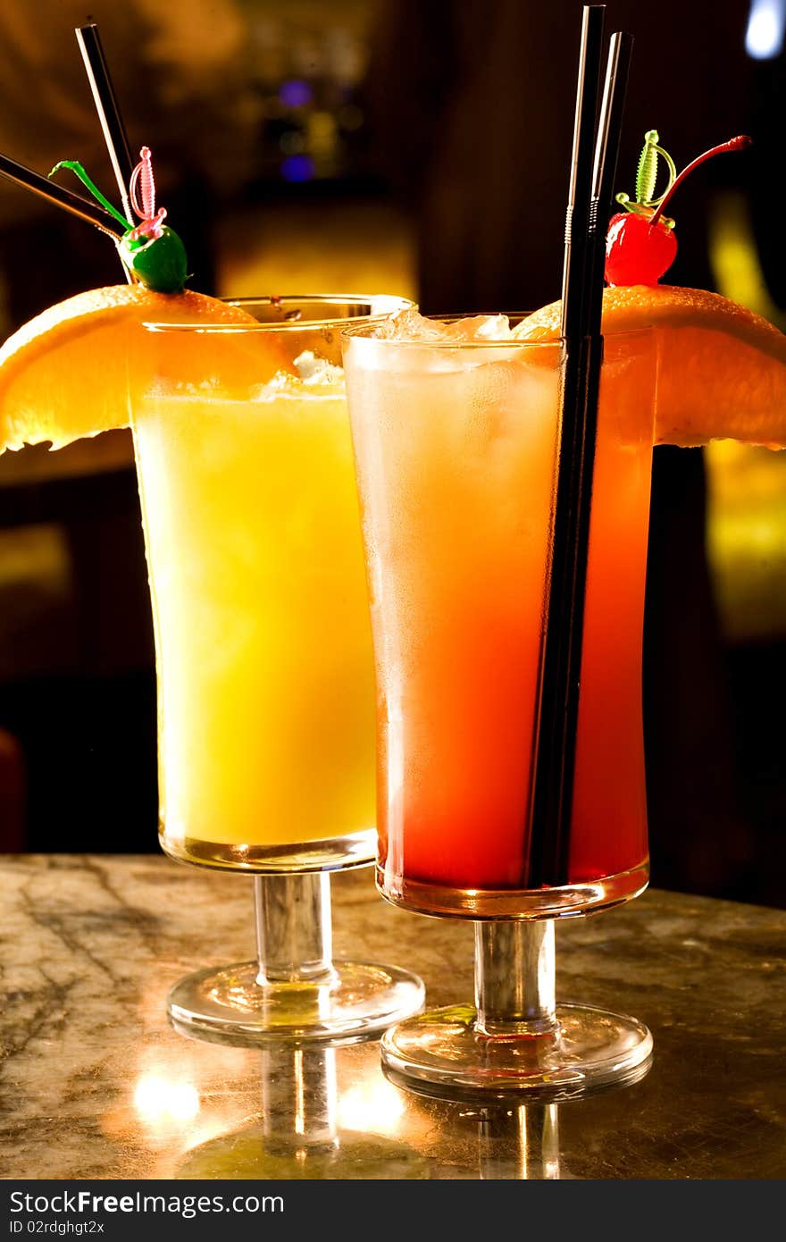 Tequila Sunrise cocktail