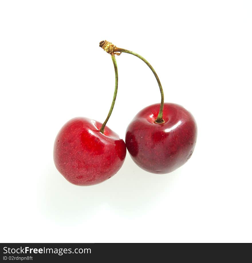 Cherry. object on a white background