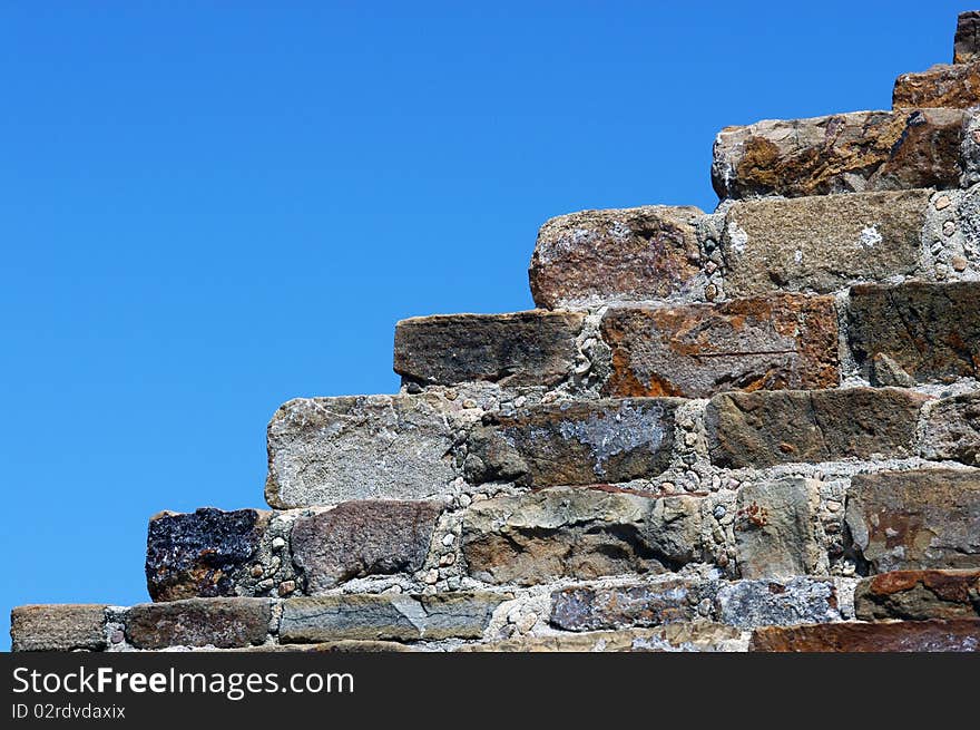 Stairs of Ruins inMonte Alban, Mexico. Stairs of Ruins inMonte Alban, Mexico