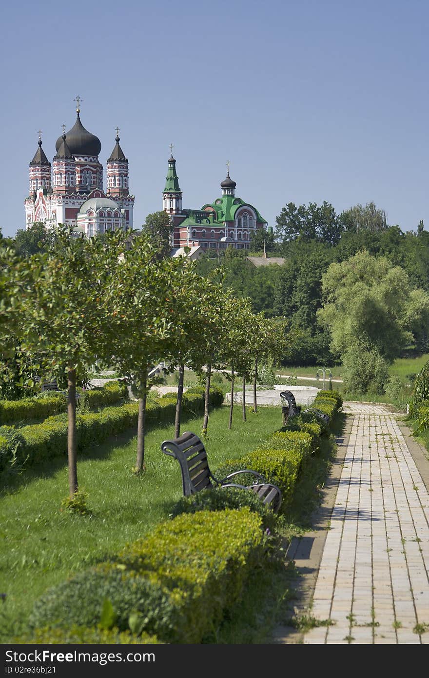 Fabulously beautiful Kiev Museum Feofaniya in Ukraine