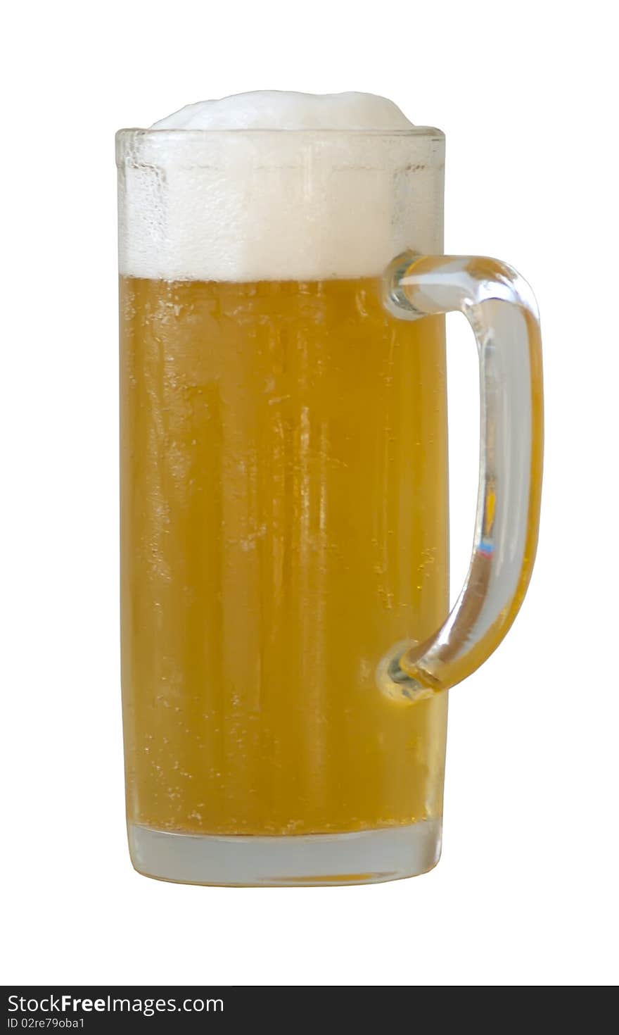 Beer mug isolated on a white background. Beer mug isolated on a white background