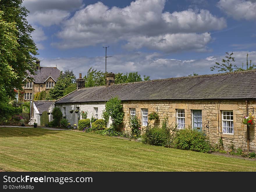 Simonburn village