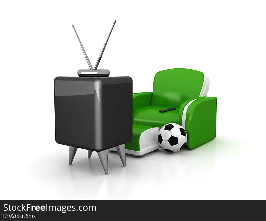 Tv And Chair