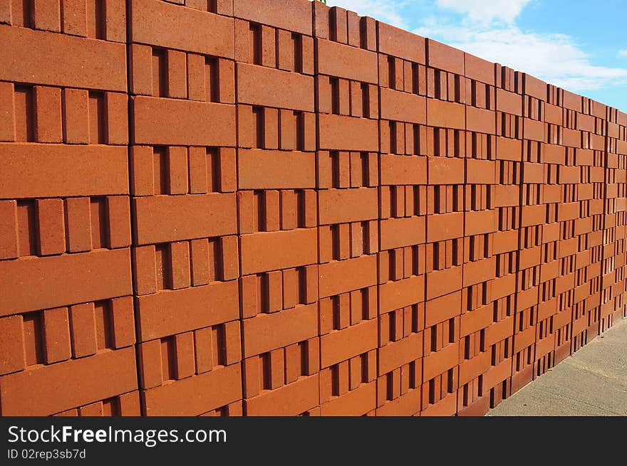 The Stack of clay bricks. The Stack of clay bricks