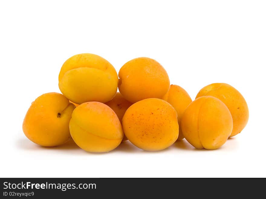 Ripe apricots