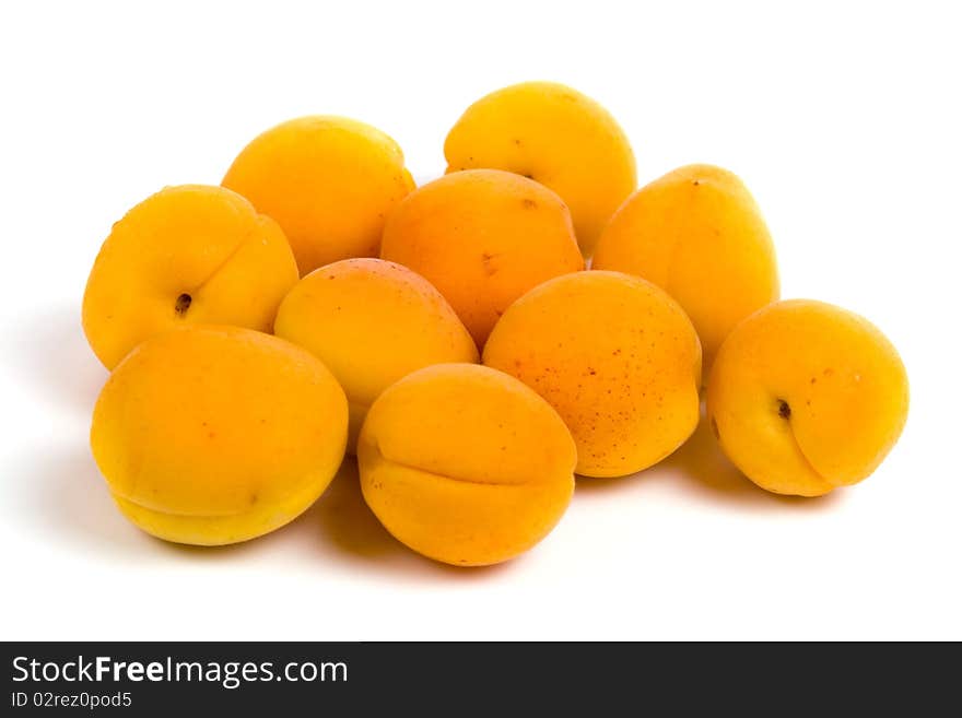 Ripe apricots