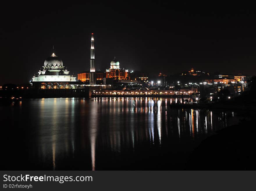 Mosque In Night