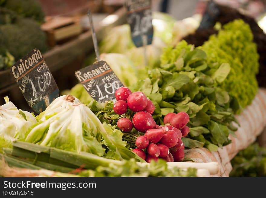 Some kind of vegetable in the market