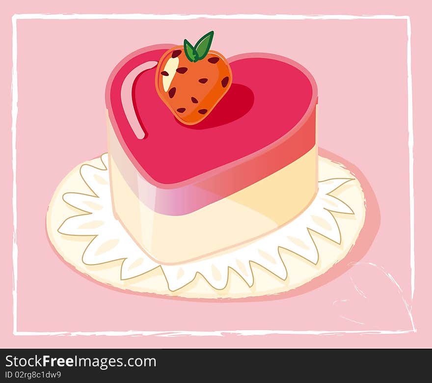 Cake  illustration
A beautiful sunny day