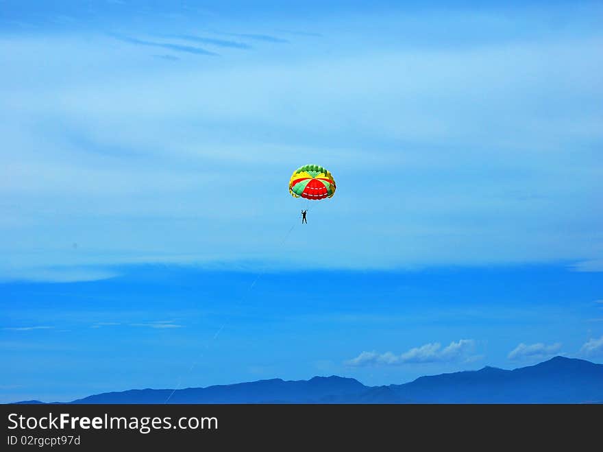 parasailing