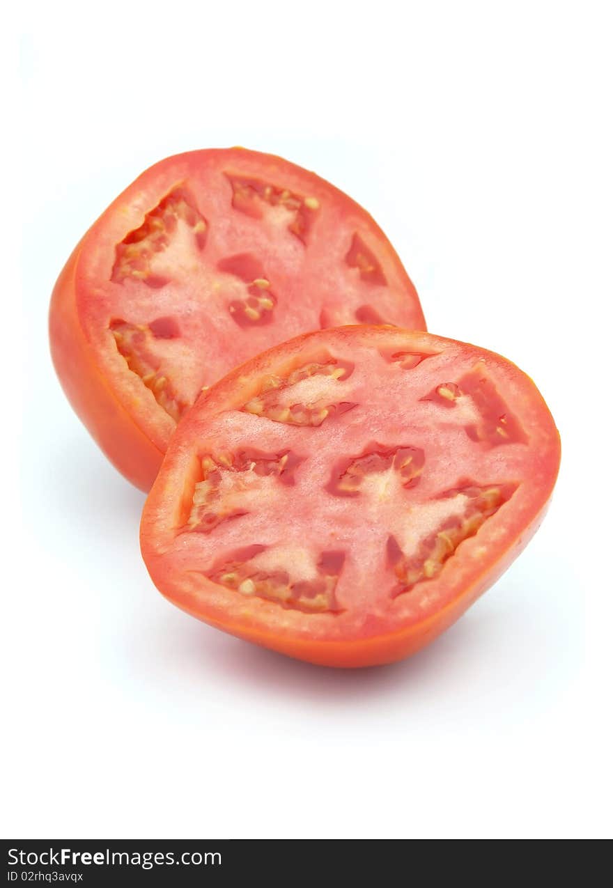 Tomato on floors close up