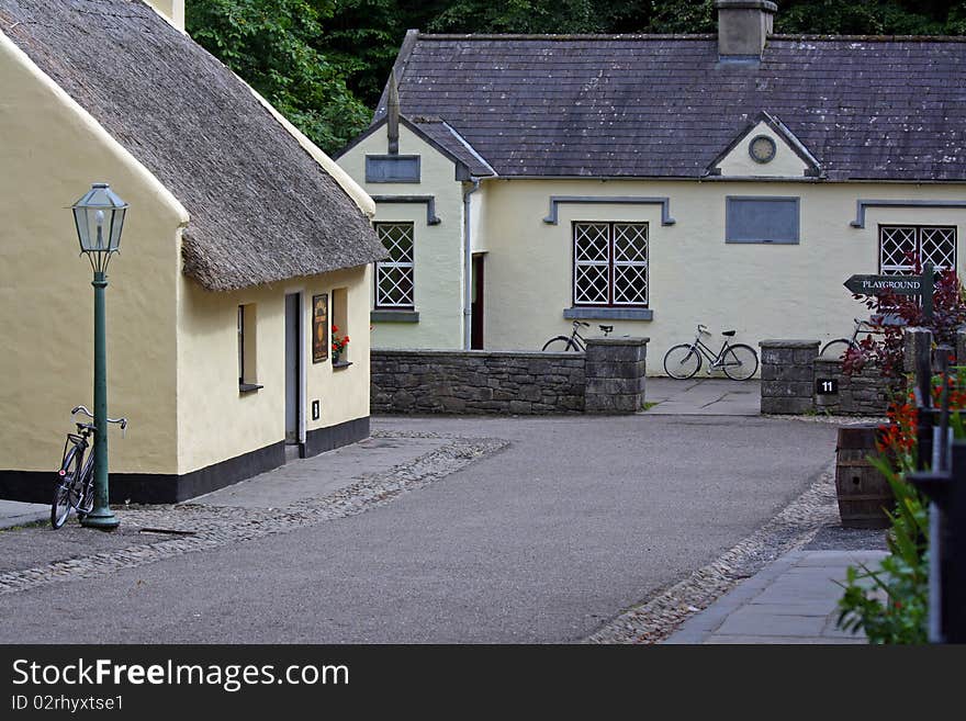 The Main Street That runs through Bunratty Folk Park. The Main Street That runs through Bunratty Folk Park.