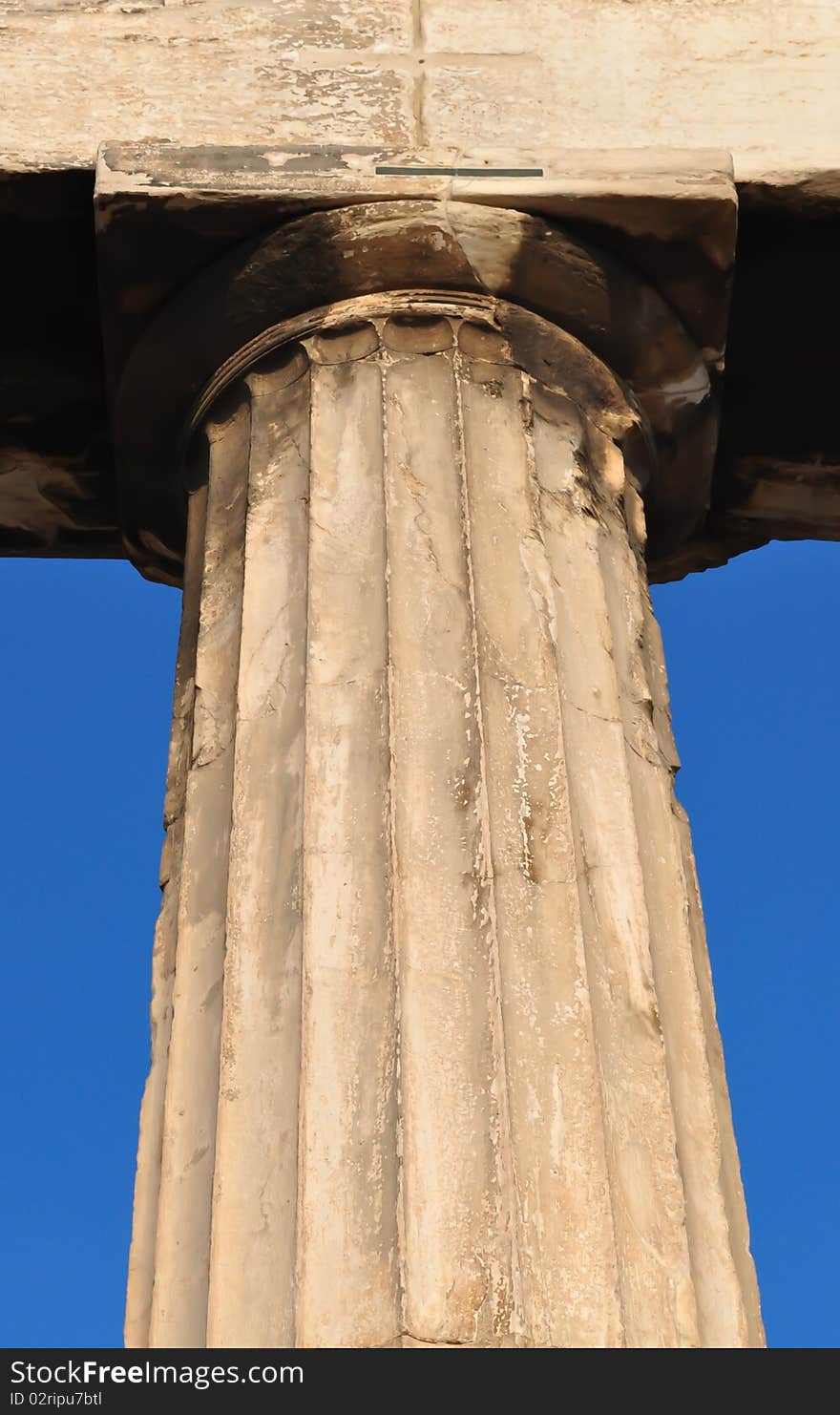 Doric Column Close-up