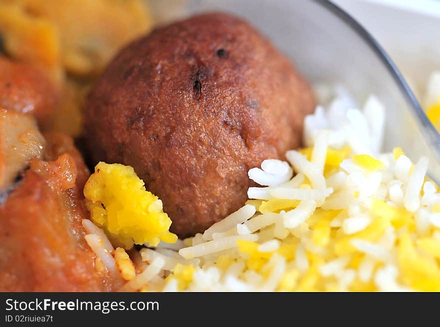 Closeup of healthy Indian vegetarian set meal. Concepts such as food and beverage, and travel and cuisine, and diet and nutrition. Closeup of healthy Indian vegetarian set meal. Concepts such as food and beverage, and travel and cuisine, and diet and nutrition.