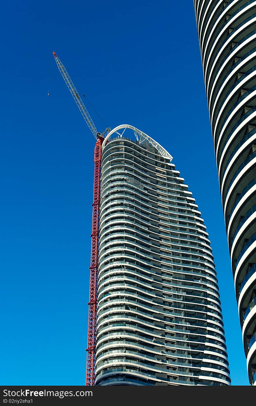 Office building under construction in Gold Coast, Australia