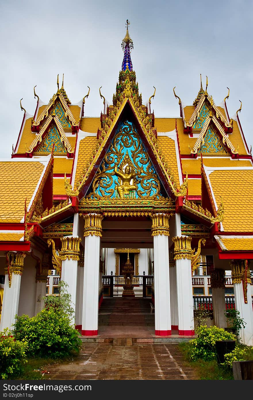 Beautiful buddist temple in Thailand