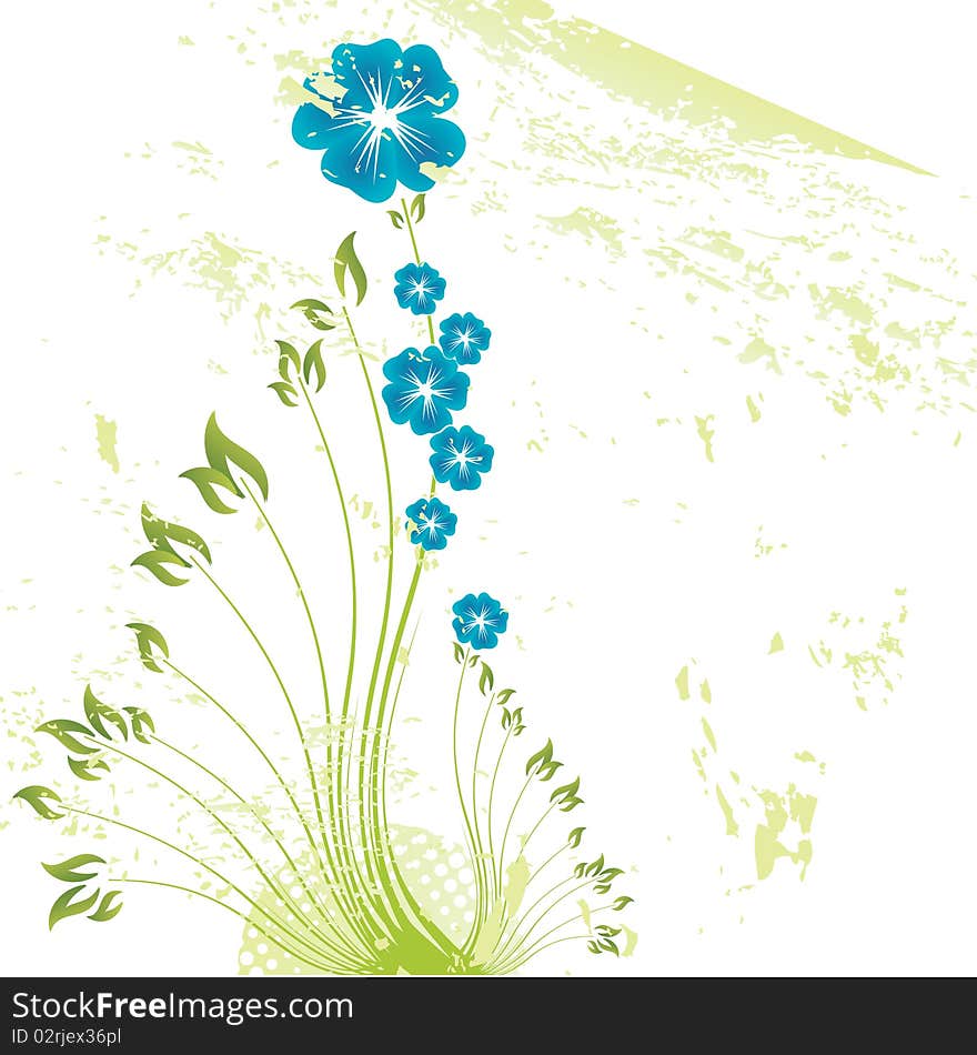 Abstract Floral Background