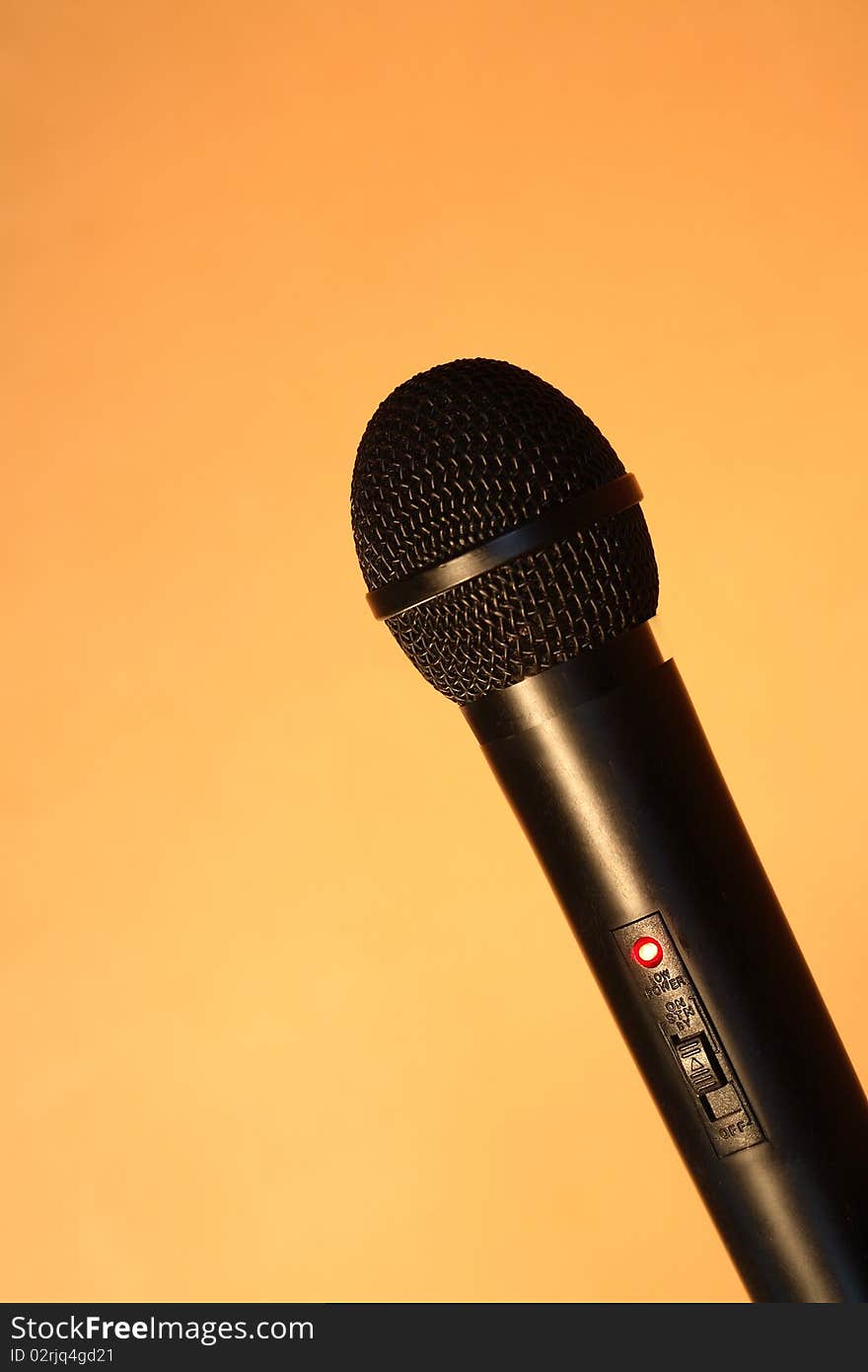 Black Modern Microphone