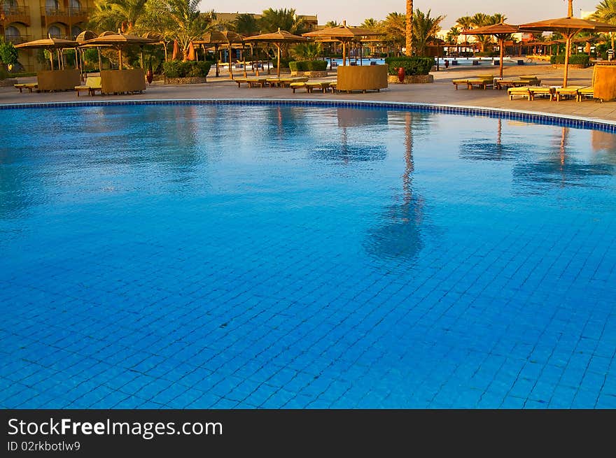 African Resort, Swimming Pool.