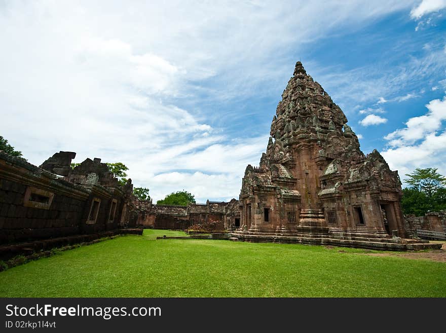 The ancient temple of phanomrung, thailand