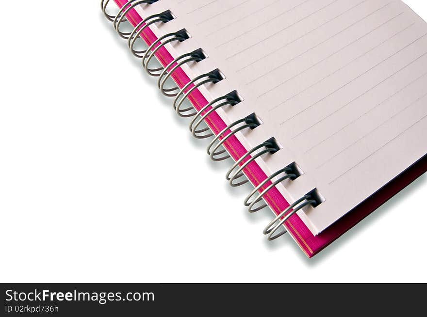 Blank Notebook Isolated