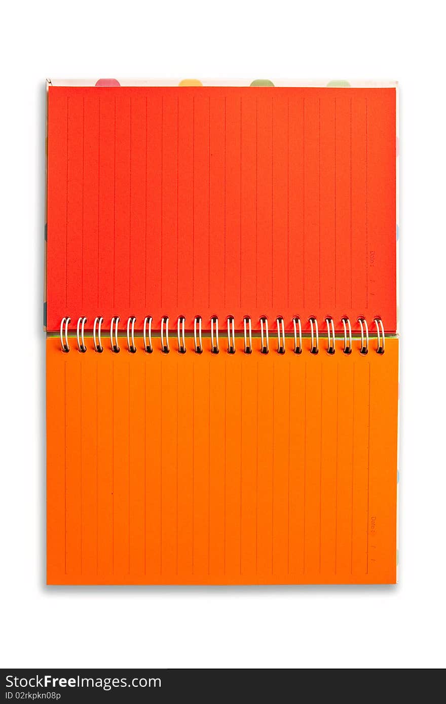 Blank Notebook Isolated