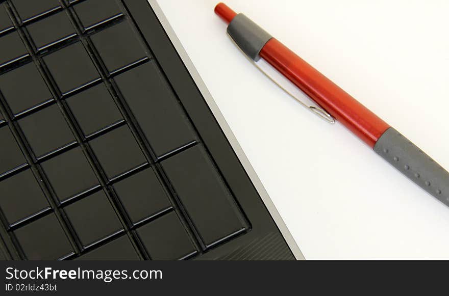 Keyboard and pen