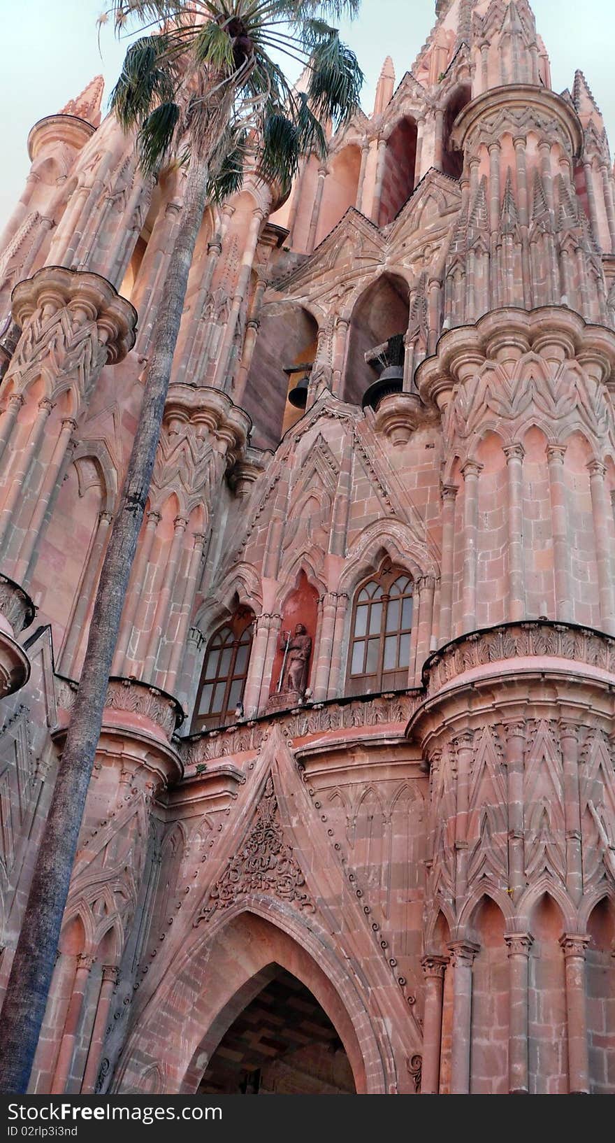 La Parroquia, the Church of Saint Michael the Archangel, is a gothic church in San Miguel de Allende, Guanajuato, Mexico