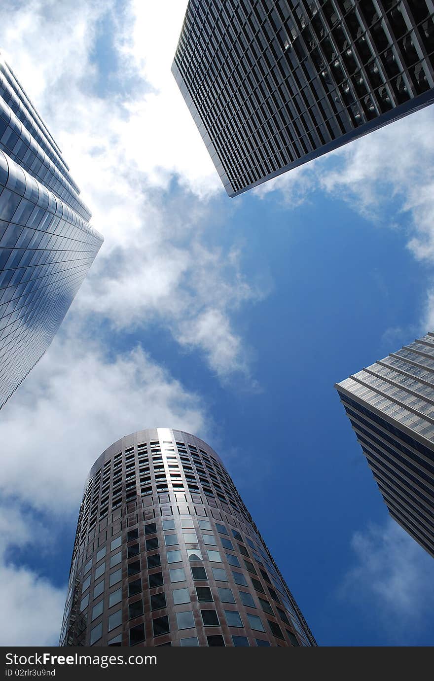 San francisco office building and sky