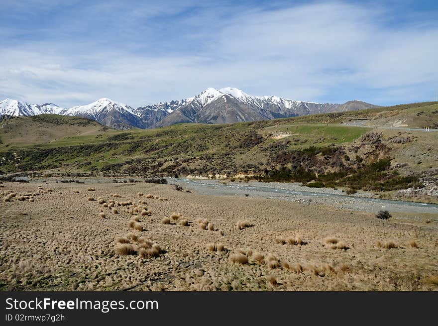 Plains and Peaks of the Arthur's Pass National Park, New Zealand