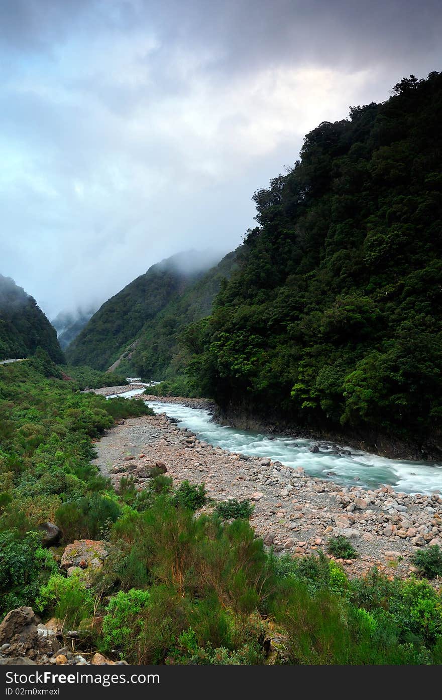 Otira river, Arthur s Pass National