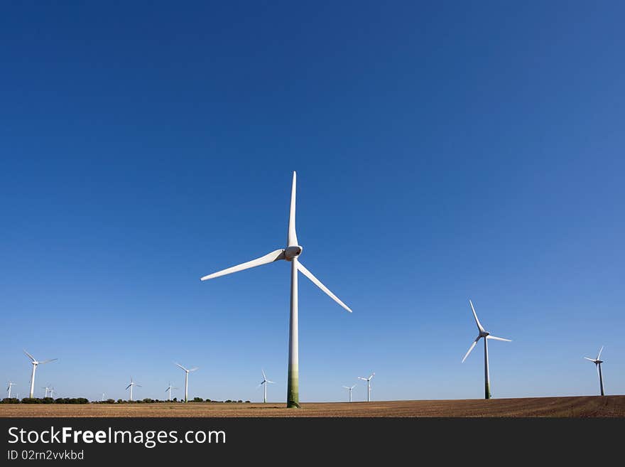 Germany/Europe: Alternative wind-park build for creating renewable energy. Germany/Europe: Alternative wind-park build for creating renewable energy.