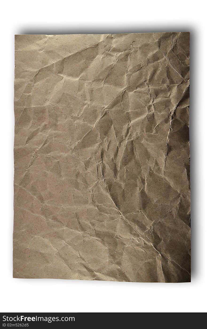 Brown color paper made from recycle paper